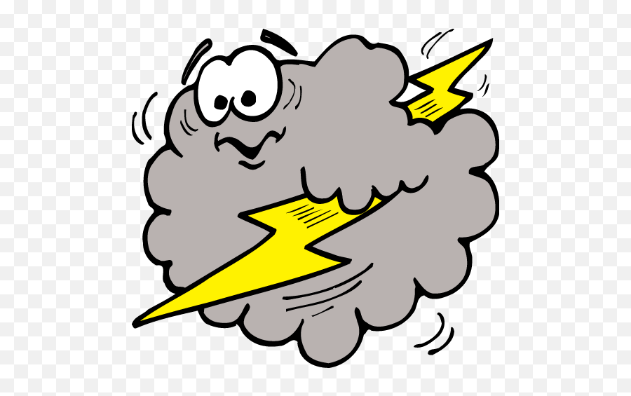 Download Hd Lightning Cloud Clipart - Cloud With Lightning Cloud Lightning Clipart Png,Thunder Cloud Png