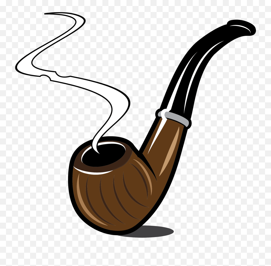 Smoking Pipe Clipart Free Download Transparent Png Creazilla - Smoking Tobacco Pipe Clipart,Smoke Clipart Png