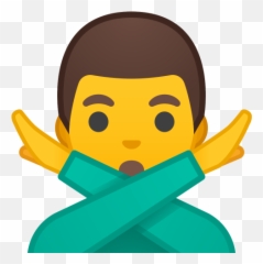 Man Gesturing No Icon - Family Emoji Png,No Emoji Png