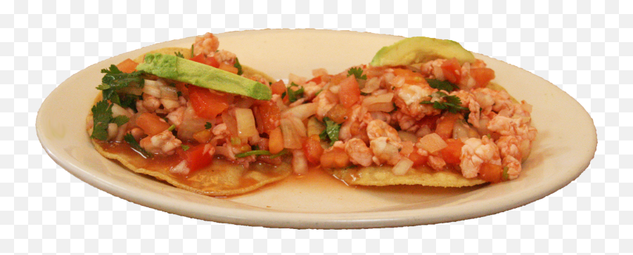 Download Hd Ceviche De Camaron - Tostadas De Camaron Png Totastadas De Camaron Png,Ceviche Png