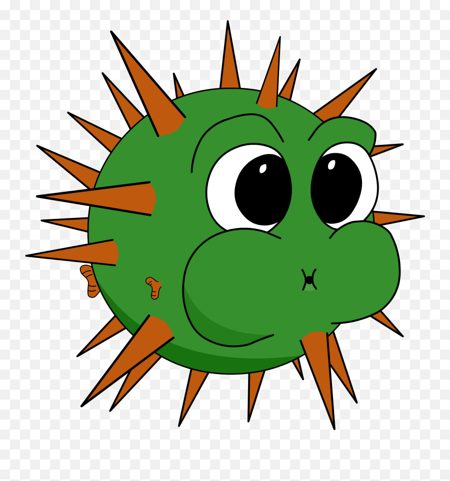 Pufferfish Clipart Green Fish - Wiki Png Download Full Club Penguin Puffer Fish,Fish Emoji Png