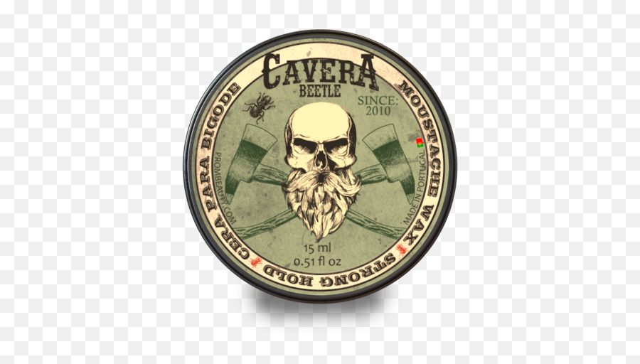 Cavera Beetle Moustache Wax 15ml - Barbers And Groomers Emblem Png,Mustache Transparent