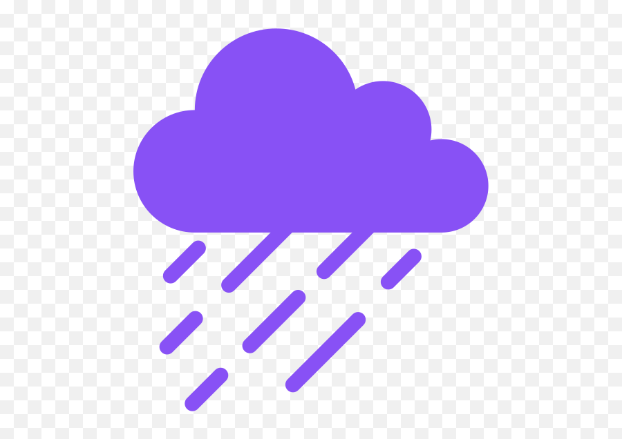 Rainy Cloud Emoji Png Clipart - Raining Cloud Emoji,Rain Emoji Png