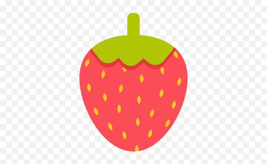 Strawberry Fruit Flat - Circle Png,Strawberry Transparent Background