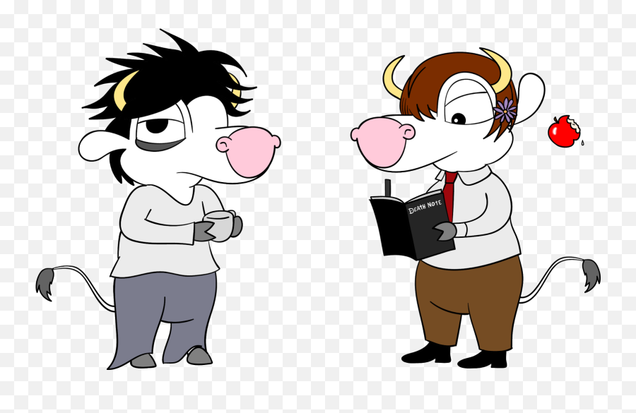 Cowsplay - Cartoon Png,Ryuk Png