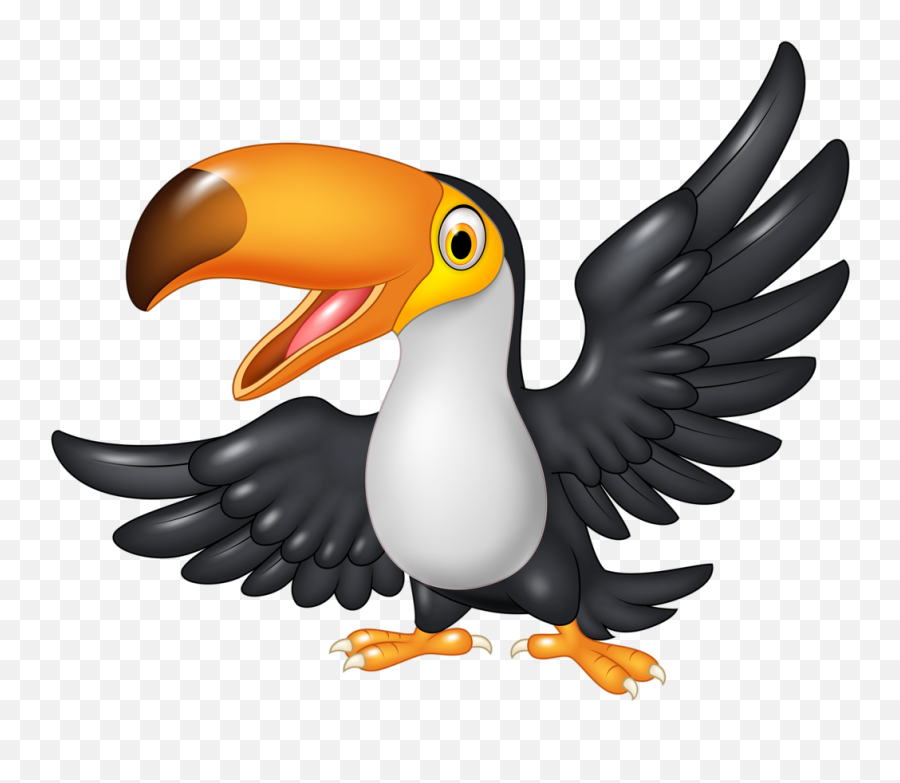 Toucan Clipart Zoo - Cartoon Birds Png Download Full Toucan Cartoon,Cartoon Bird Png