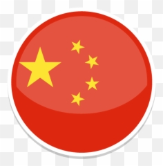 China Flag Png Transparent Images All - Icon Round
