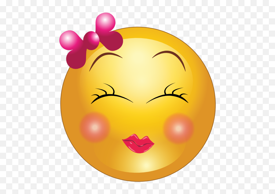 Pin - Cute Female Smiley Png,Smiley Face Emoji Png