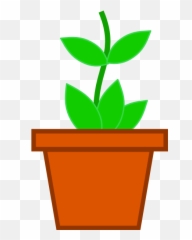 Pot Flower Clip Art - vector clip art online Clipart png