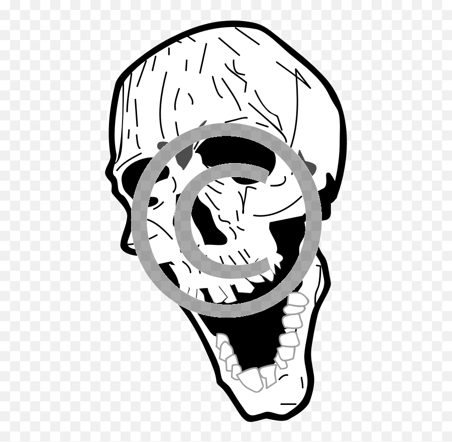 Skull Png U2013 Tigerstock - Skull Mouth Open Clipart,White Skull Png
