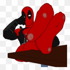 Deadpool Movie - Barefoot Transparent Png Feet Deviantart