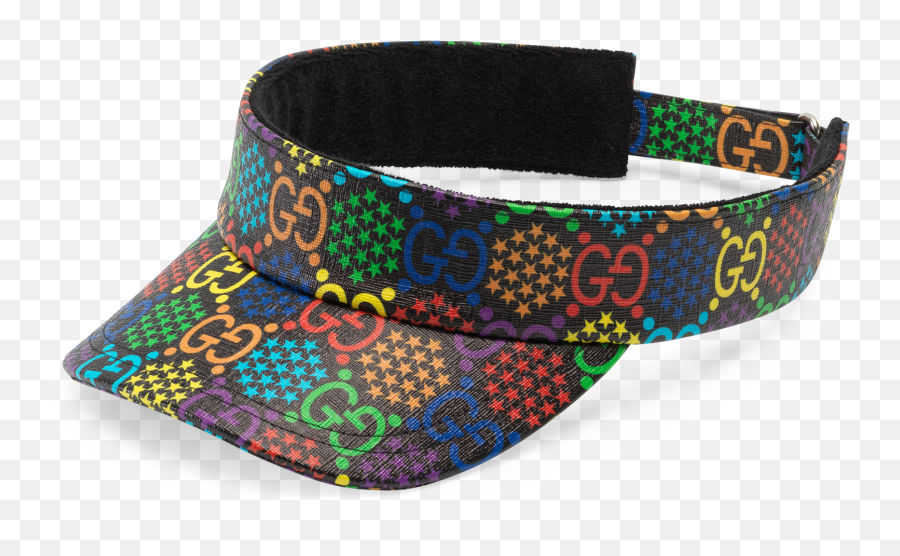 All Sunshine And Rainbows The Gg Psychedelic Collection - Gucci Psychedelic Visor Png,Gucci Belt Png