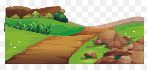 Illustrator Farm Scene Illustration Adobe Road - Background Cartoon png