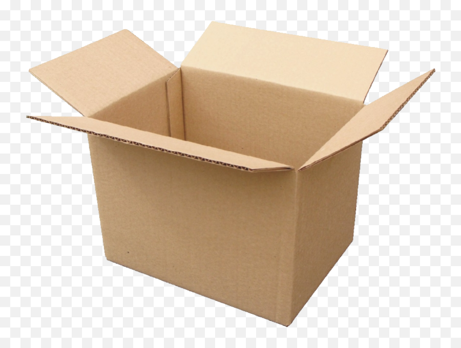 Open Box Png - Transparent Background Cardboard Box Png,Open Box Png