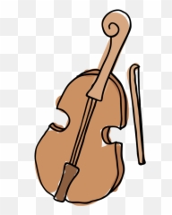 Free Hand Drawn Music Instrument Violin Png With Transparent - Vertical,Violin Png