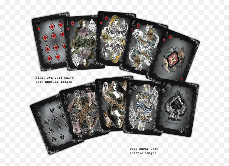 Card Suits Png - Depending On The Funding The Cards Will Be Demon Playing Cards,Card Suits Png