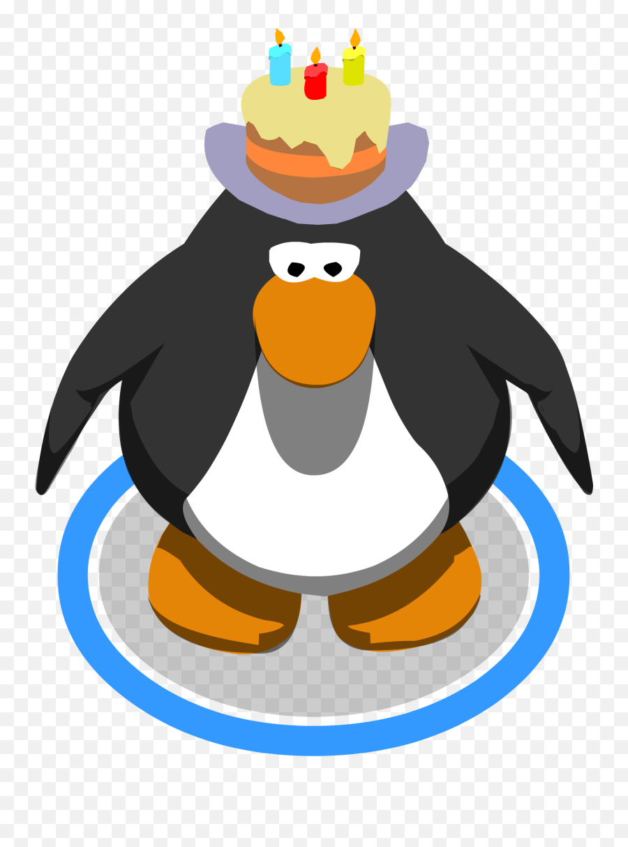 Happy Birthday Hat Club Penguin Wiki Fandom - Club Penguin Penguin Model Png,Happy Birthday Hat Png