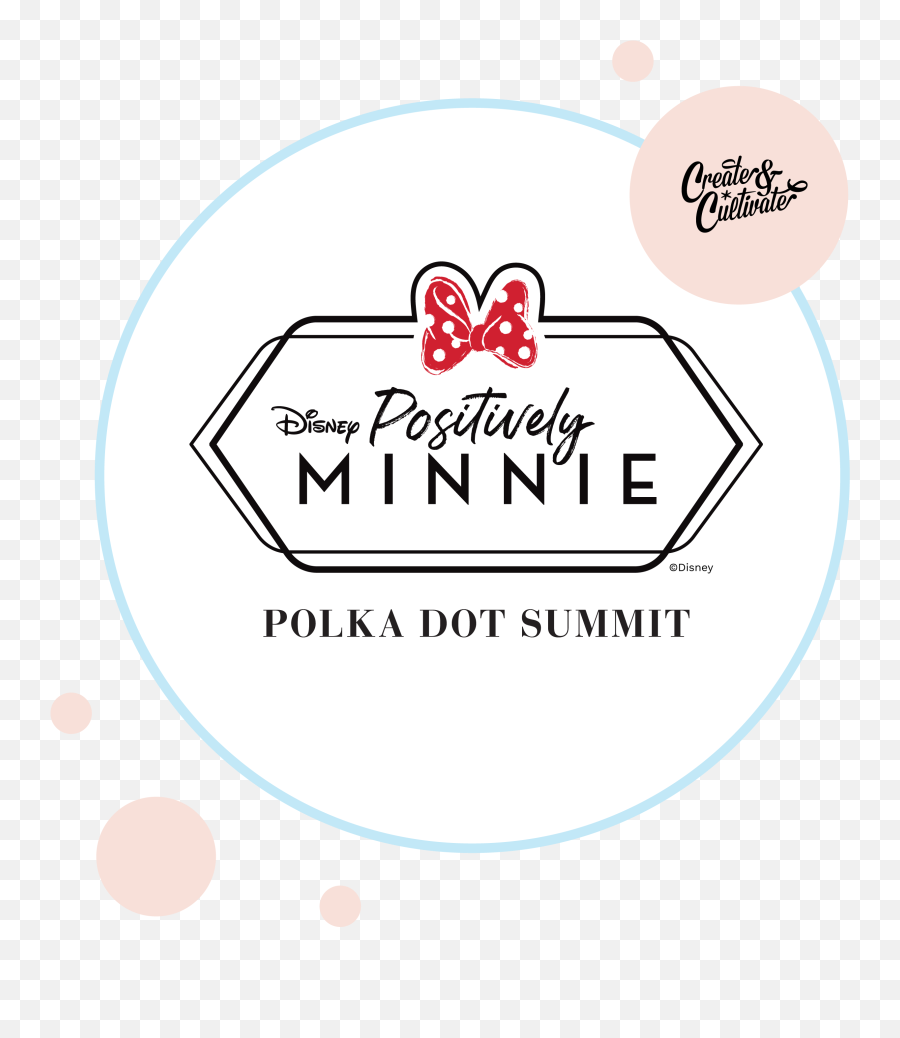 Minnie Mouse Inspired Polka Dot Summit - Dot Png,Minnie Mouse Logo