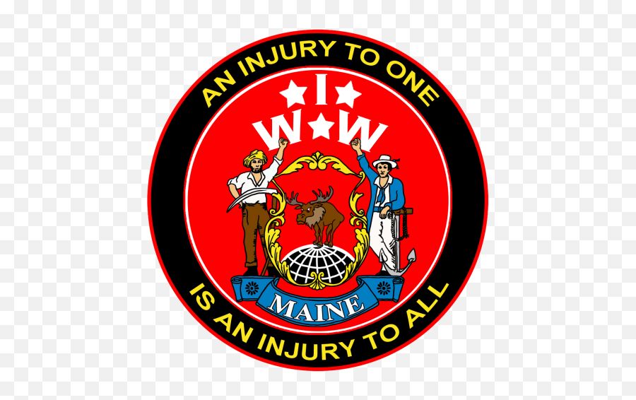 Identifying The Alt - Right In Maine Southern Maine Iww Injury To One Is An Injury Png,Identity Evropa Logo