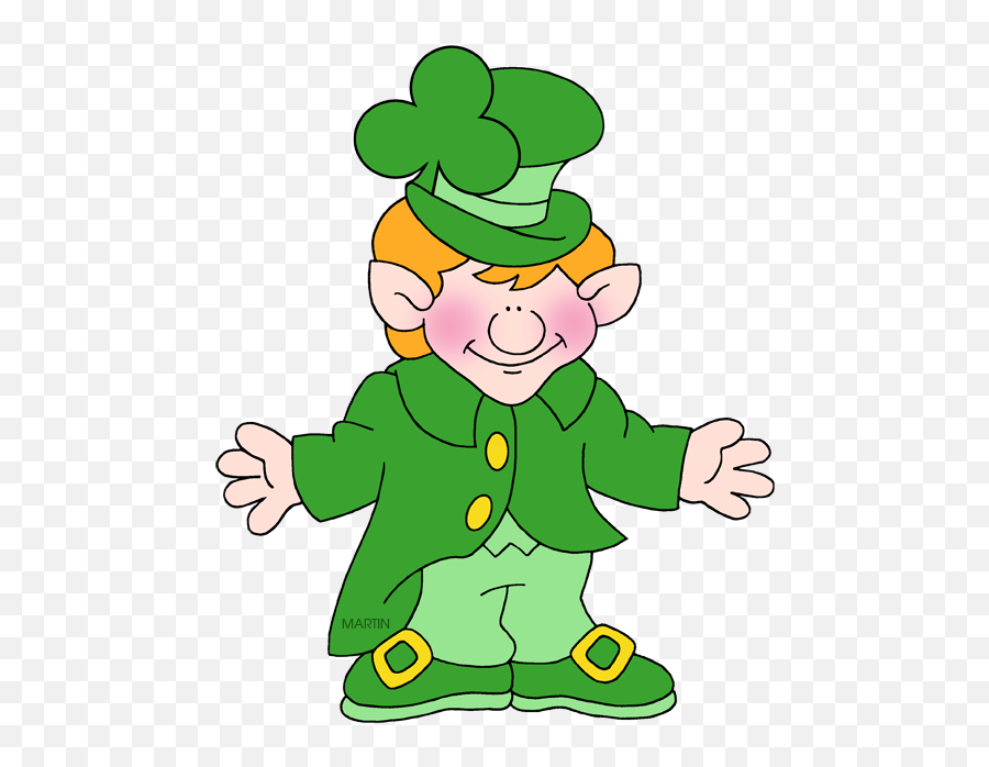 St Patricku0027s Day Clip Art By Phillip Martin Little Leprechaun - March Clipart Phillip Martin Png,Leprechaun Png