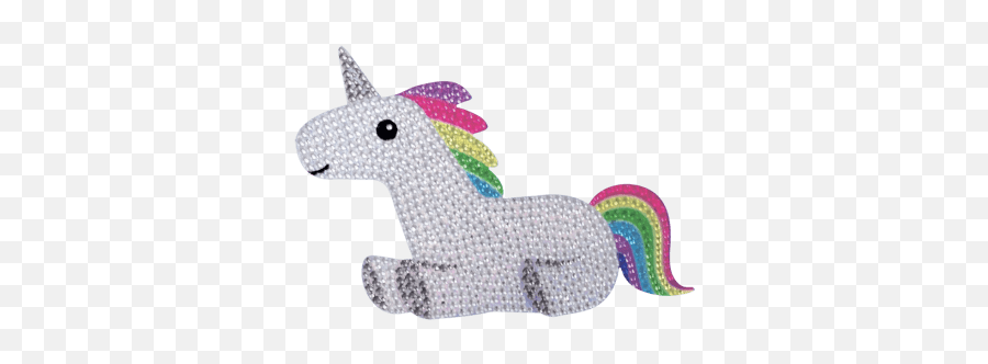 Rainbow Unicorn Rhinestone Decal Small - Small Picture Of Unicorn Png,Rainbow Unicorn Png