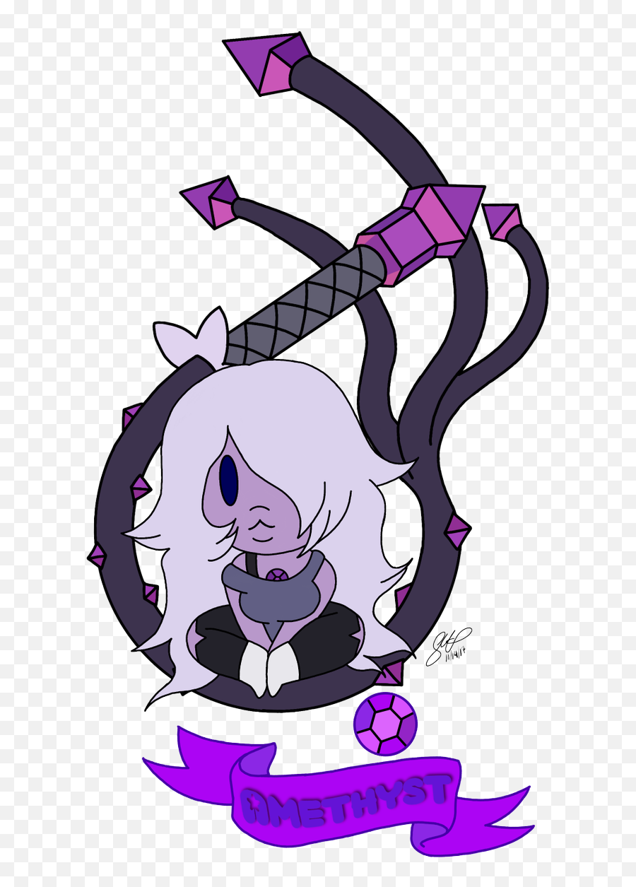 Mischiefgemneko - Fictional Character Png,Steven Universe Amethyst Png