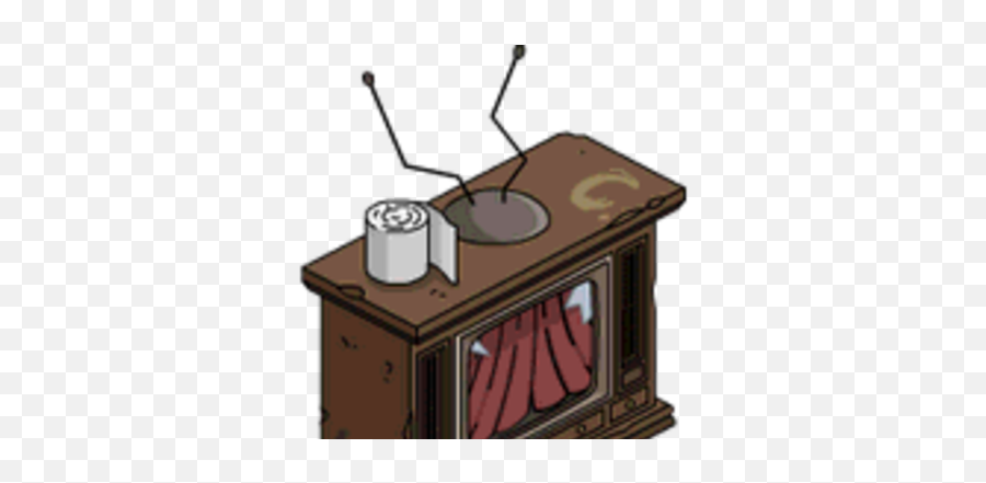 Old Tv The Simpsons Tapped Out Wiki Fandom - Cartoon Png,Old Television Png