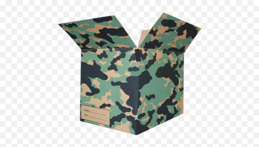 The Camo Moving Box - Greensmall Military Camouflage Png,Camouflage Png