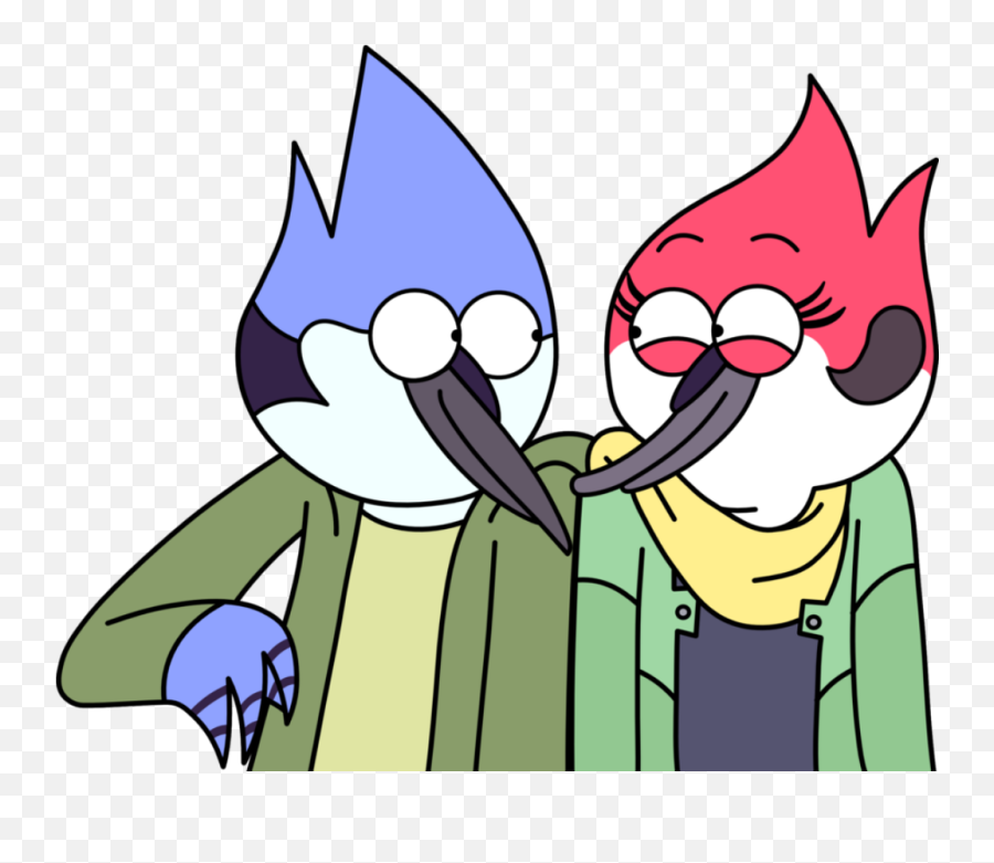 Image About Love In Cute By 81wolfstattoos - Regular Show Mordecai Love Png,Regular Show Png