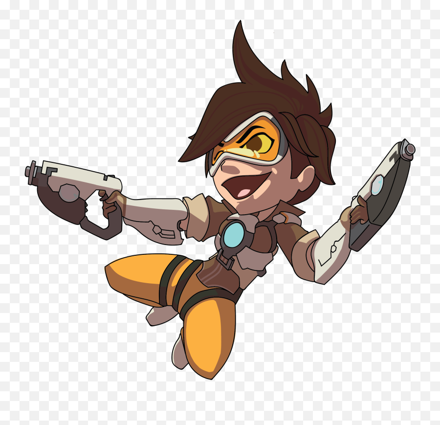 Artstation - Fictional Character Png,Tracer Transparent