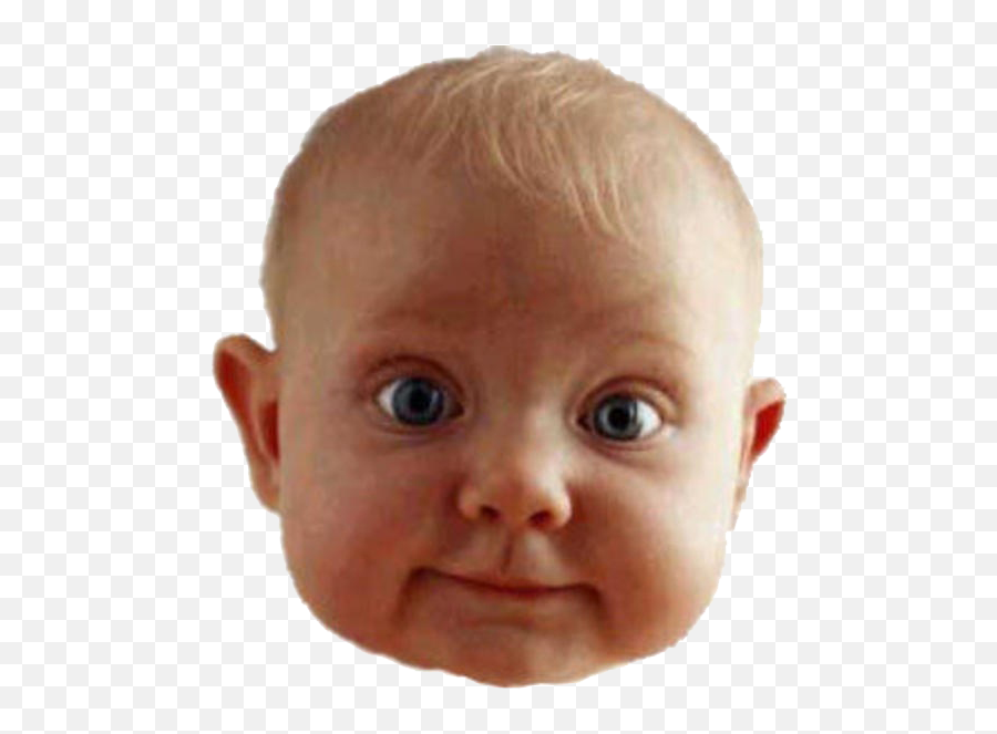 Baby Face Png Free Download - Big And Small Ears,Funny Faces Png