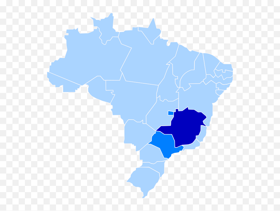 Mapa Brasil Clip Art - Vector Clip Art Online Clip Art Png,Brasil Png