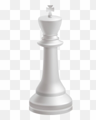 King White Chess Piece Png Clip Art - Solid