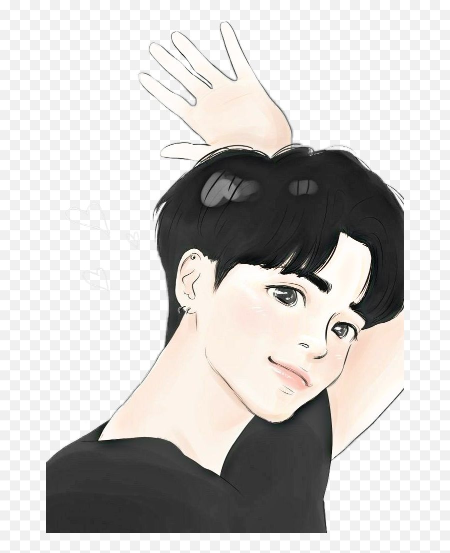 Jonghyun Dibujo Chibi Hd Png Download - Hair Design,Jonghyun Icon