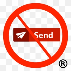 Donu0027t Press Send - Long Island Weekly Dont Icon png