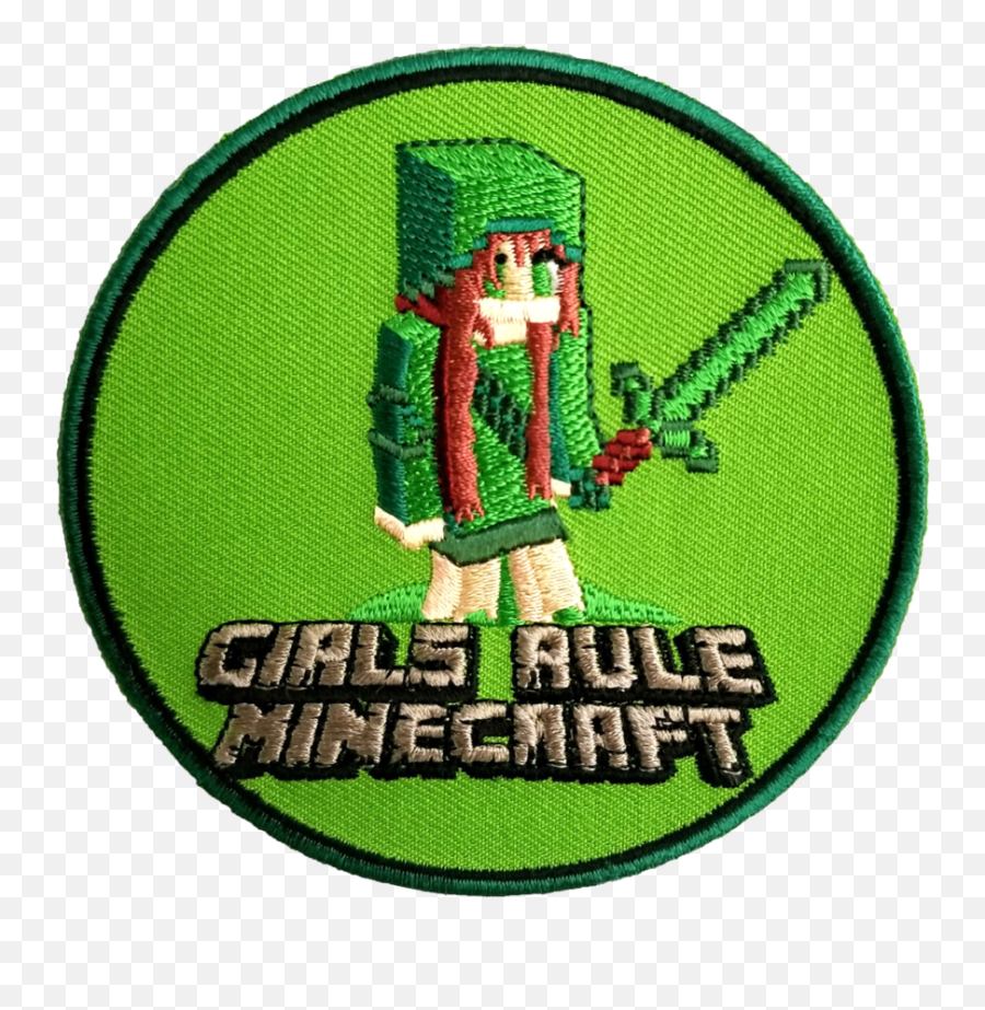 Minecraft Item Png - Girls Rule Games Patch Emblem Minecraft Patch,Vault Girl Icon
