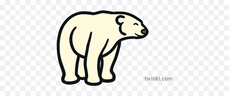 Polar Bear Map Icon Arctic Animal - Animal Figure Png,Polar Bear Icon