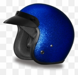 Blue Motorcycle Helmets - Daytona Cruiser png