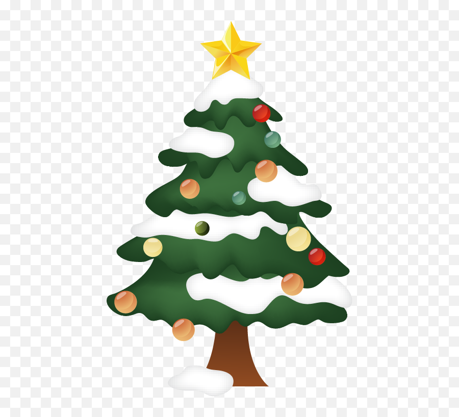 Christmas Tree Clip Art - Christmas Tree Vector Png Download Christmas Tree Design Clipt Vart,Christmas Tree Icon Vector