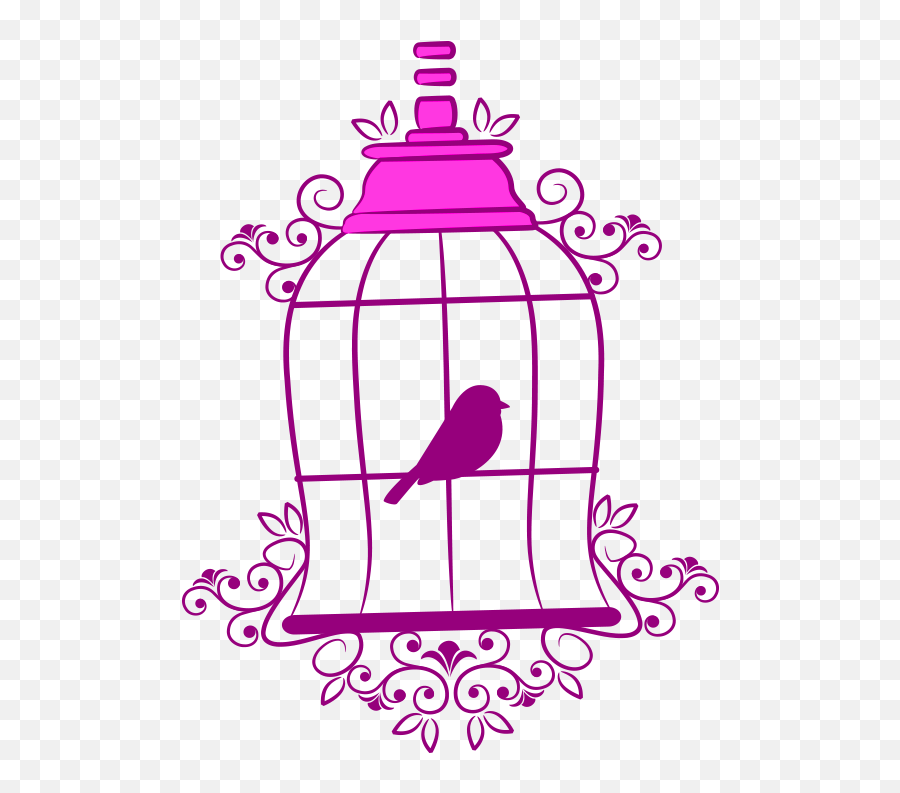 Transparent Background Image Free Png - Line Drawing Bird Cage,Cage Png