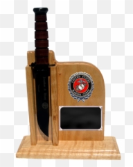 Bufu0027s Custom Laser Engraved Ka - bars Marine Corps Military Plaques png