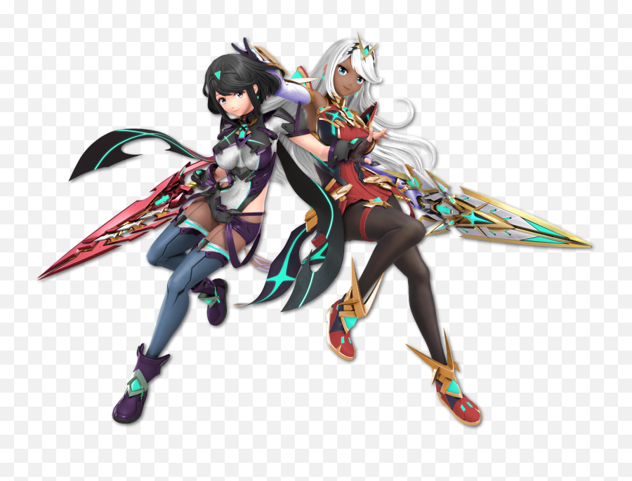 Social - Two Sides Of The Same Aegis The Pyra U0026 Mythra Pyra And Mythra Smash Render Png,Seto Kaiba Icon