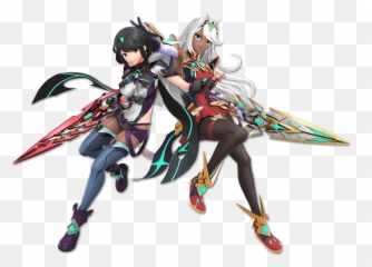 Social - Two Sides of the Same Aegis The Pyra u0026 Mythra And Smash Render png