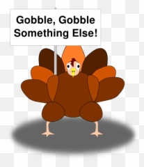 Turkey Png Clip Art Transparent Image Cliparts - With Banner Thanksgiving Card