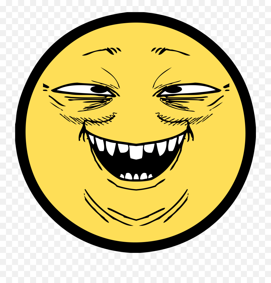 Troll Face Clipart - Clipartworld Happy Png,Funny Face Icon