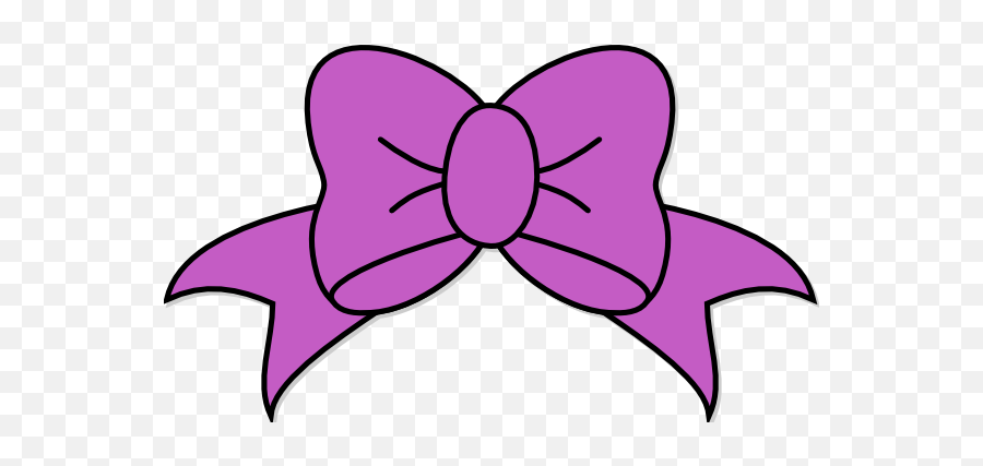 Purple Hair Bow Clipart - Clipart Suggest Transparent Background Pink Bow Clipart Png,Pink Bow Icon