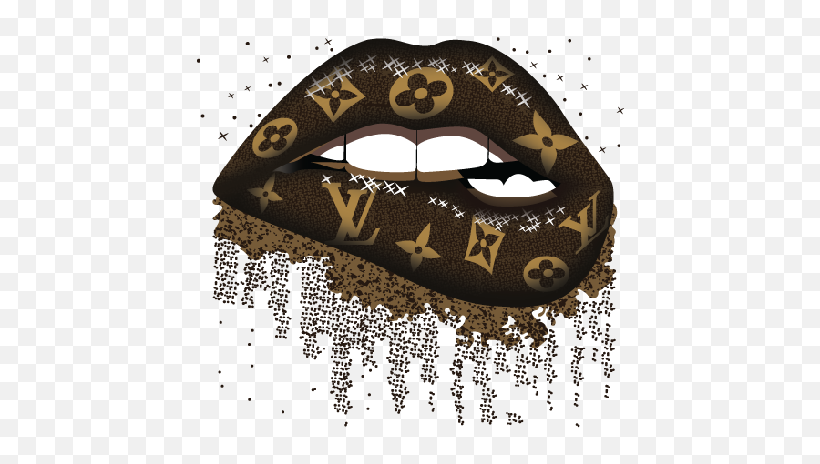 Louis Vuitton Dripping Lips Lv Posh Life Fancy Svg Png - Louis Vuitton Lips  T Shirt,Dripping Png - free transparent png images 