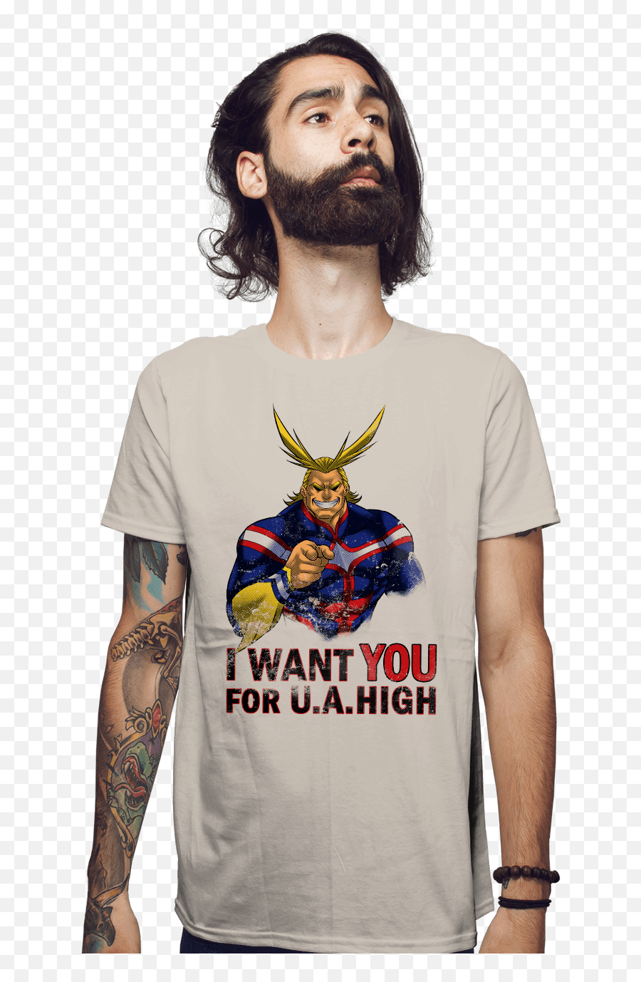 Uncle All Might - Tshirt Transparent Cartoon Jingfm Fus Ro Dah T Shirt Png,All Might Png