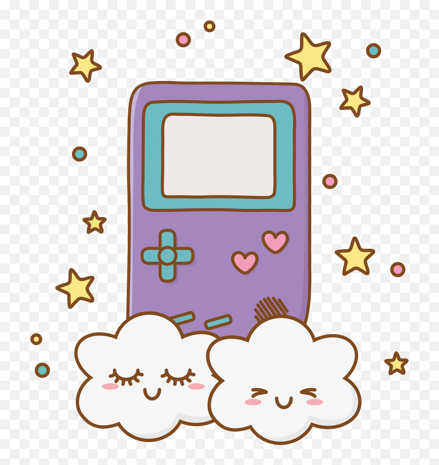 Realistic Gameboy Vaporwave Png - Clipart World Dibujos De Llamas Kawaii Para Colorear,Gameboy Color Icon