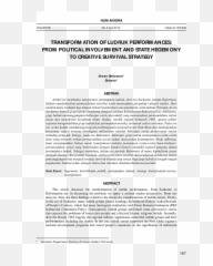 Pdf Transformation Of Ludruk Performances From Political - Document png